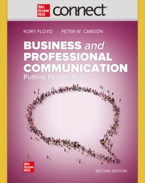 Business and Professional Communication ISE, 2e, Connect Access Code