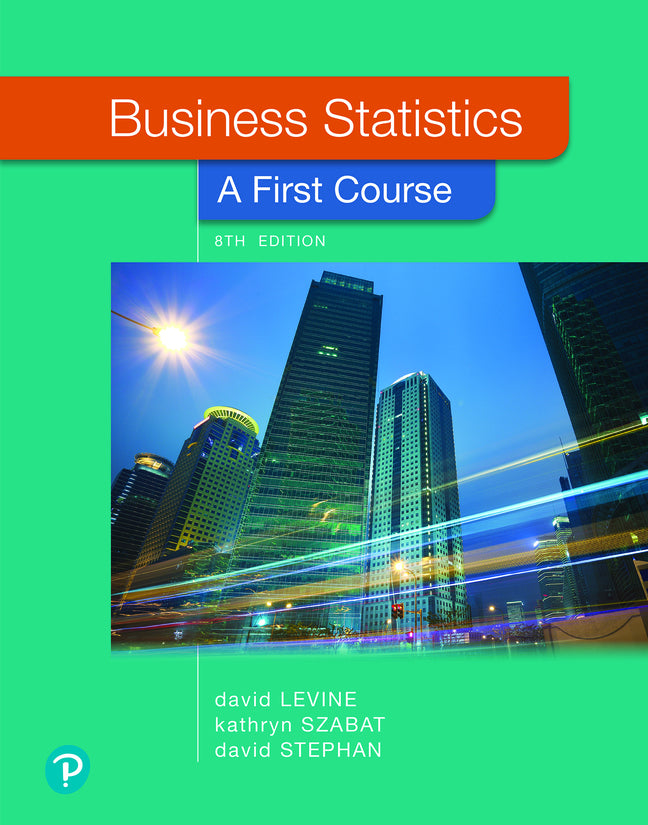 MyLab Statistics with Pearson eText (24 Months) for Business Statistics: A First Course