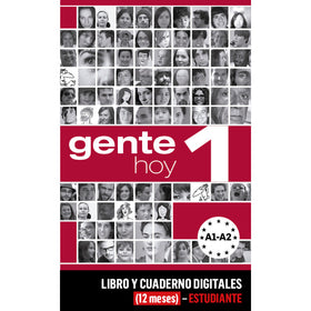 Gente Hoy 1 Libro y Cuaderno digitales (12 meses) - Estudiante